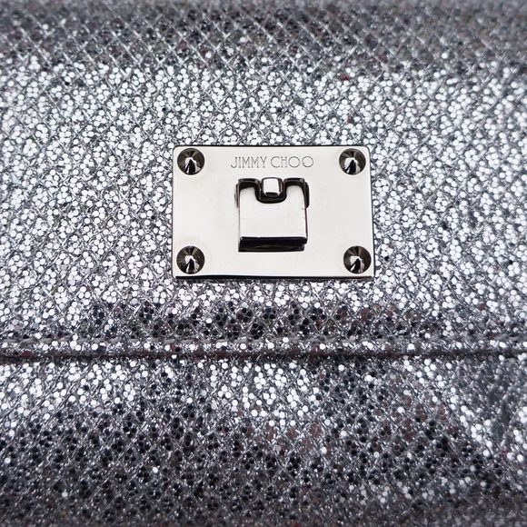 JIMMY CHOO RUBY GLITTER SHOULDER BAG - Picture 2 of 8